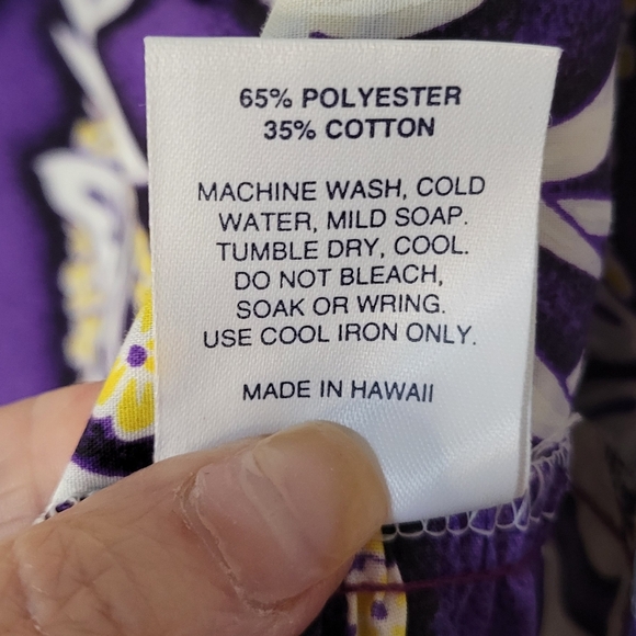 NWOT Authentic Royal Creations Hawaii Floral Purple MuuMuu - Picture 5 of 5